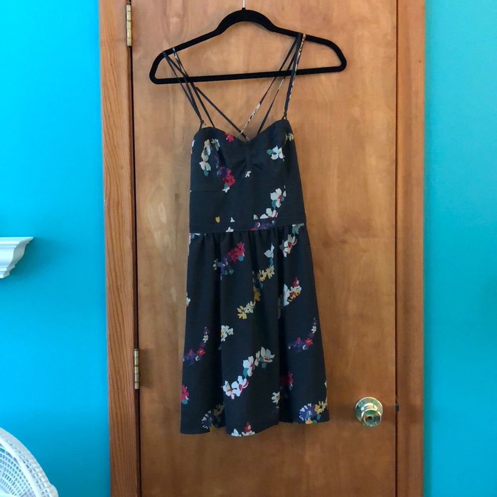 American Eagle floral strappy dress